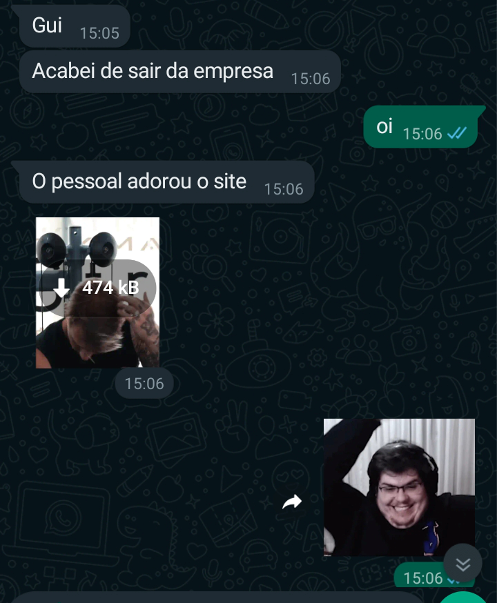 Depoimento 3 - Pessoal adorou o site